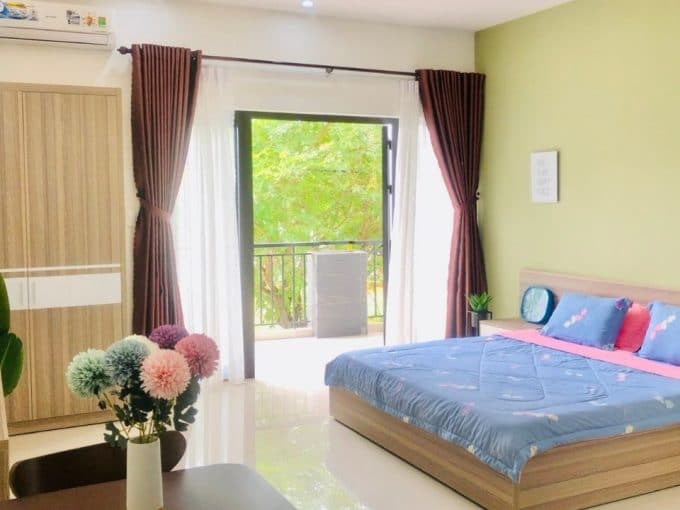 Nice and spacious studio apartment for rent in Cam Le, Da Nang A100C